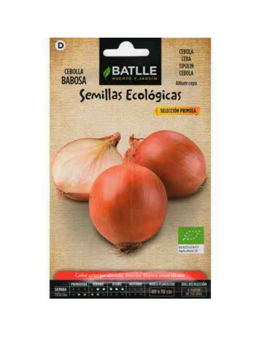 Semillas ecológicas de cebolla babosa 100g
