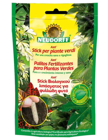 Palitos bio fertilizantes para plantas verdes (40 unid.)
