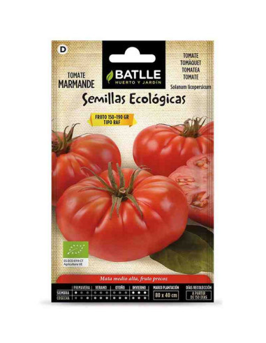 Semillas ecológicas de tomate marmande raf