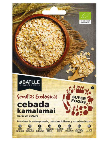 Semillas ecológicas super food de Cebada Kamalamai