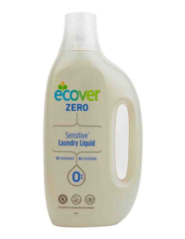 Detergente ecológico líquido Zero (sin perfume) 1,5L Ecover
