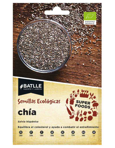 Semillas ecológicas super food de Chía