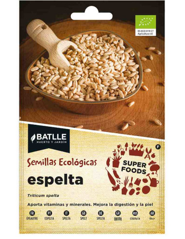 Semillas ecológicas super food de Espelta