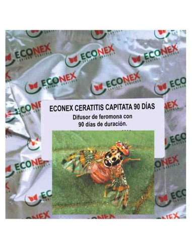 Feromona sexual para control de Ceratitis capitata (mosca de la fruta)