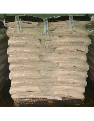 Humus de lombriz ecológico Ecocelta en palé (50 sacos de 40L) - Envío gratuito