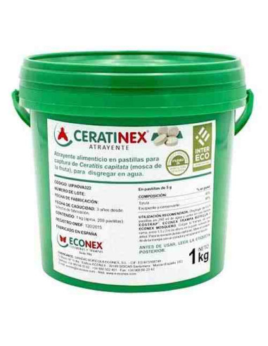 CERATINEX Atrayente en pastillas para Ceratitis capitata 1kg