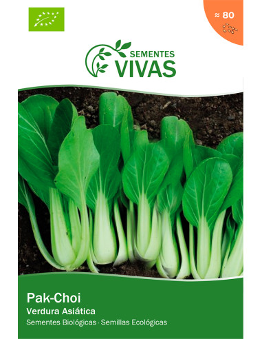 Semillas ecológicas de Pak-Choi (verdura asiática)