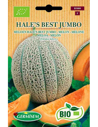 Semillas ecológicas de melón Hale's Best Jumbo
