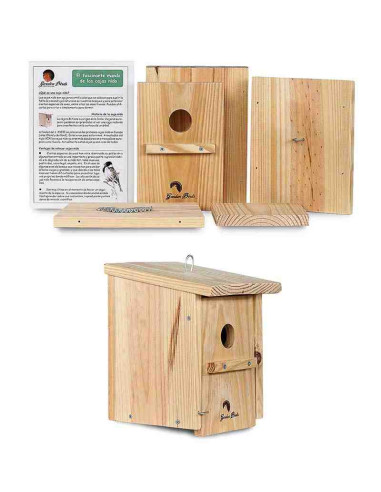 Caja nido para pájaros. Kit de construcción educativo