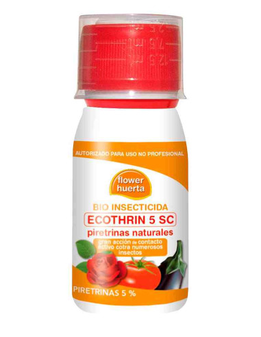 Insecticida Ecothrin 5 SC Piretrina natural concentrado 10cc