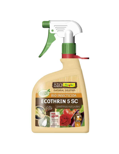 Insecticida Ecothrin 5 SC Piretrina natural 1L Listo para su uso