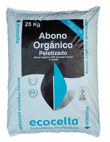 Abono orgánico en pellets Ecocelta 5kg/25kg