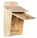 Refugio para murciélagos doble cavidad de madera