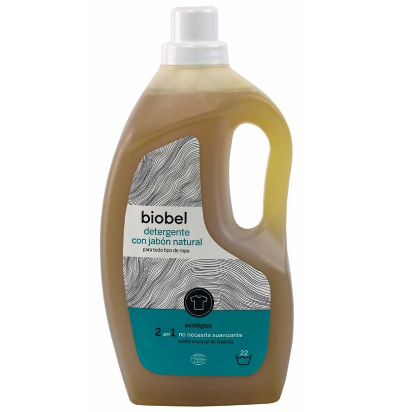 Aplicado Vandalir Bastante Detergente líquido ecológico para lavadoras 1,5L Biobel en BioHuerto