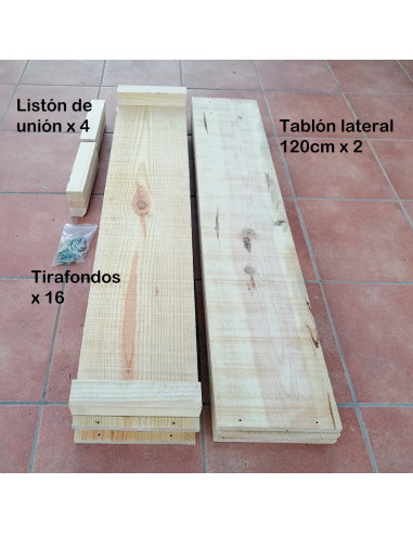 Kit de ampliación para bancal elevado de madera