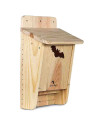 Caja nido de madera para murciélagos doble cavidad